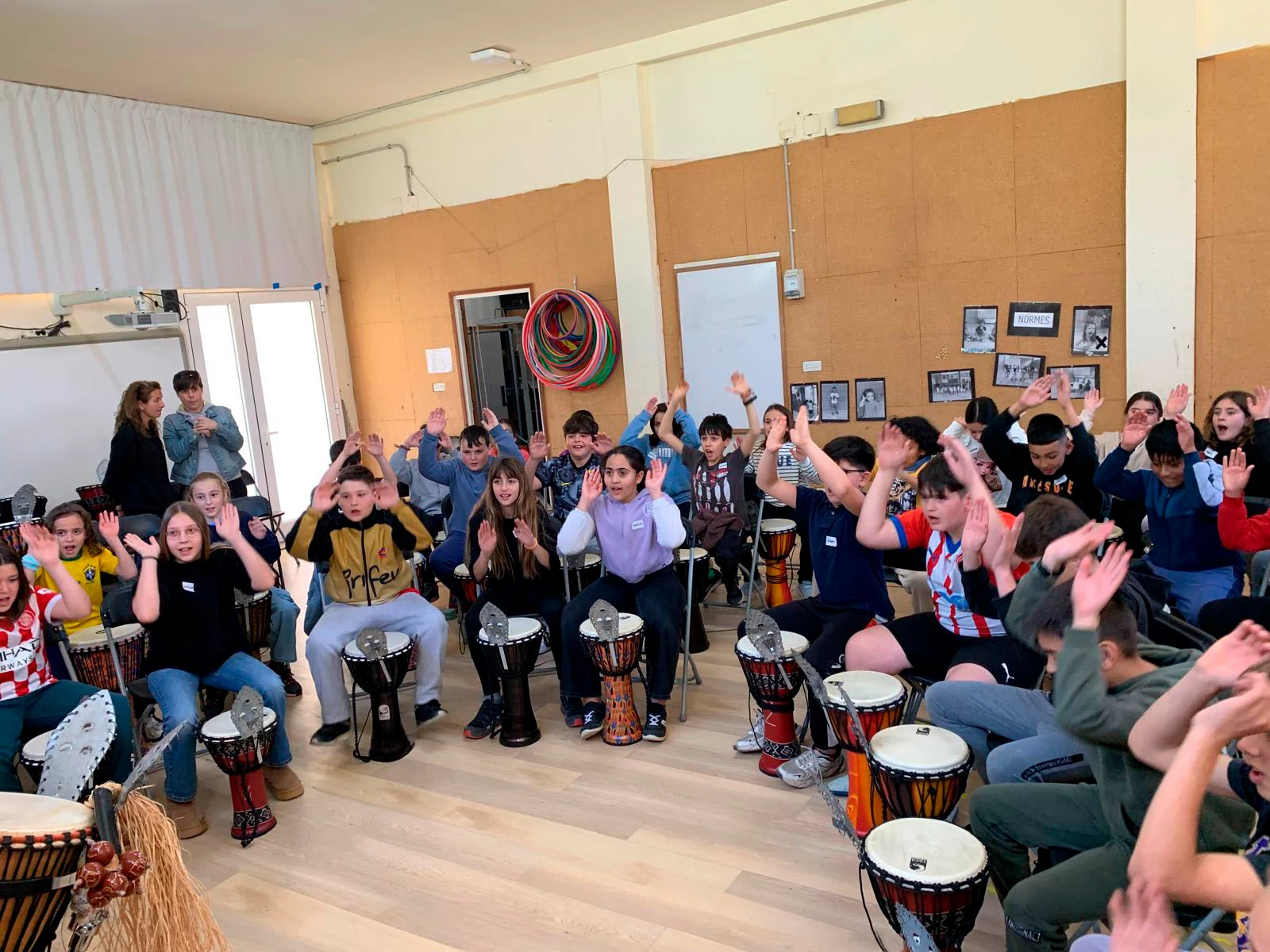 Taller de drums per escoles